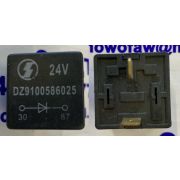Реле 2 конт. SHAANXI DZ9100586025 陕汽继电器(2插)